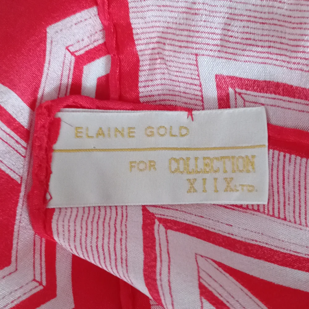 ❤VTG Elaine Gold❤ - Silk Scarf